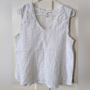 Joie Eyelet Top